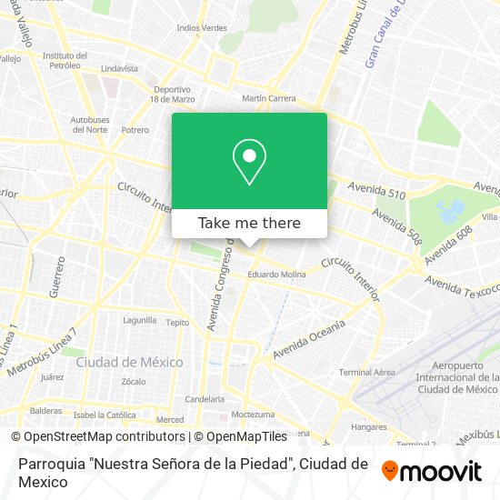Parroquia "Nuestra Señora de la Piedad" map