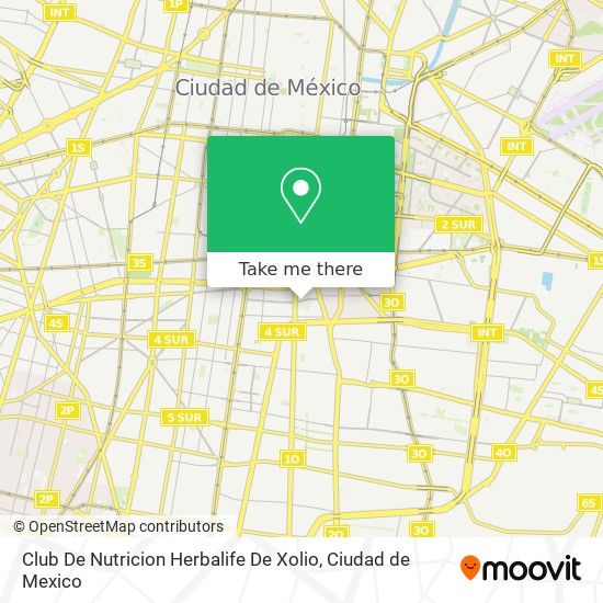 Club De Nutricion Herbalife De Xolio map