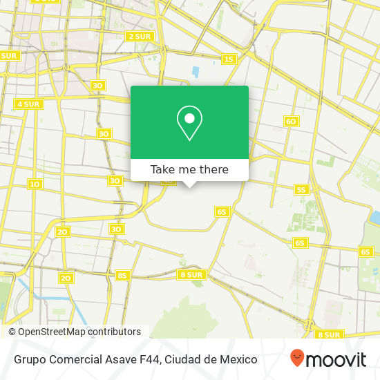 Grupo Comercial Asave F44 map