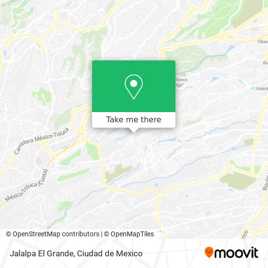 Jalalpa El Grande map