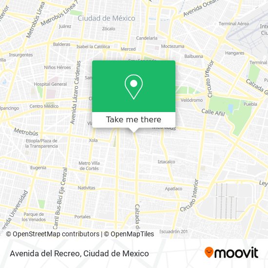 Avenida del Recreo map