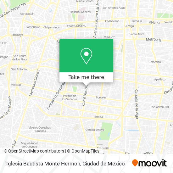 Iglesia Bautista Monte Hermón map