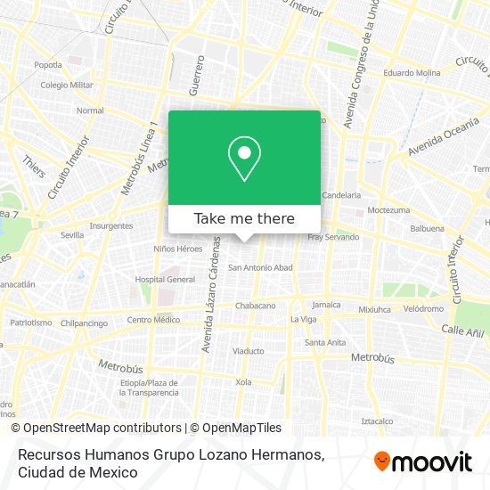 Recursos Humanos Grupo Lozano Hermanos map