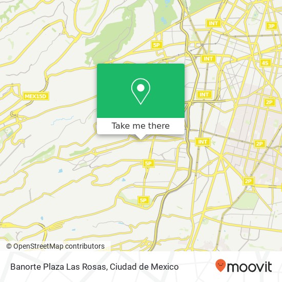 Banorte Plaza Las Rosas map