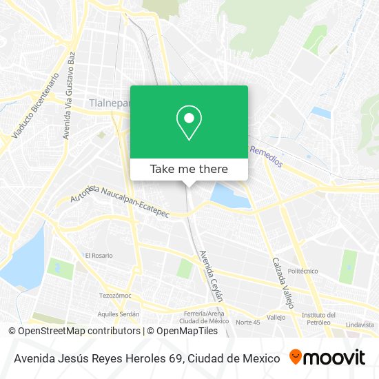 Mapa de Avenida Jesús Reyes Heroles 69