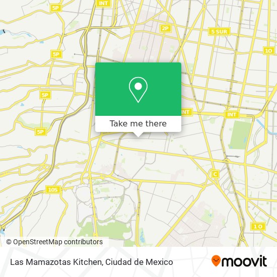 Las Mamazotas Kitchen map