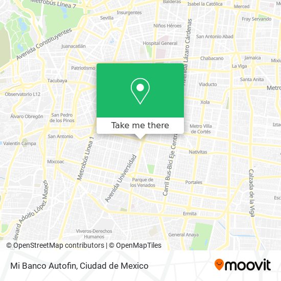 Mi Banco Autofin map