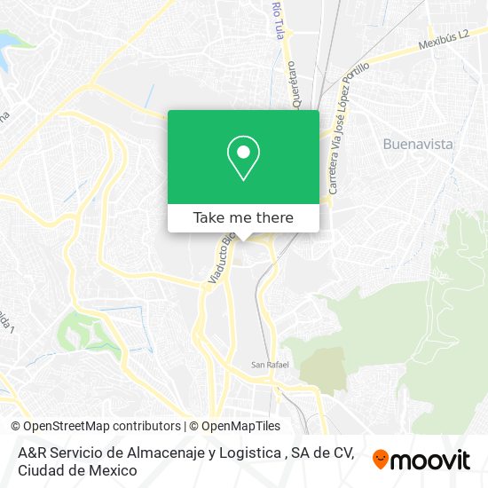 A&R Servicio de Almacenaje y Logistica , SA de CV map