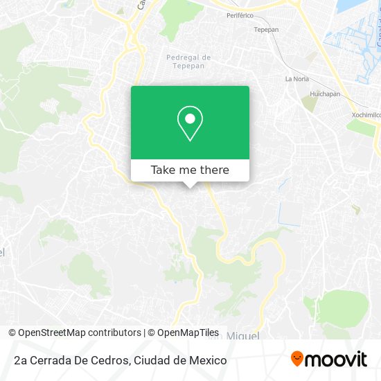 2a Cerrada De Cedros map