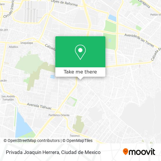 Mapa de Privada Joaquin Herrera