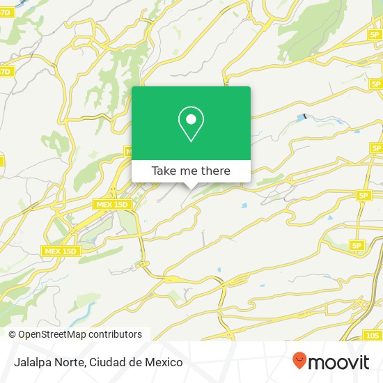 Jalalpa Norte map
