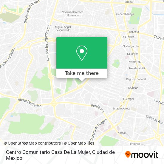 Mapa de Centro Comunitario Casa De La Mujer