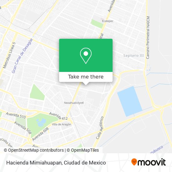 Mapa de Hacienda Mimiahuapan