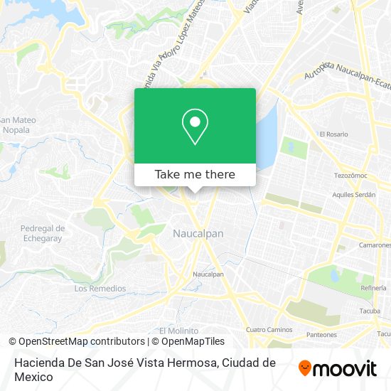 Mapa de Hacienda De San José Vista Hermosa