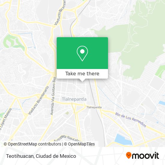 Mapa de Teotihuacan