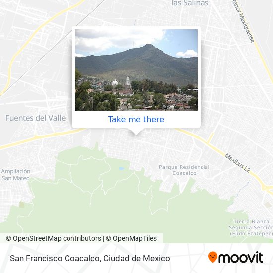 San Francisco Coacalco map