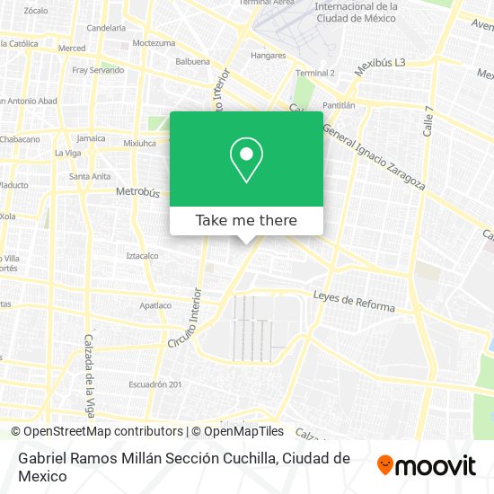 Gabriel Ramos Millán Sección Cuchilla map