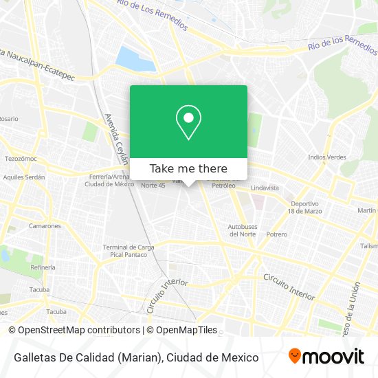 Mapa de Galletas De Calidad (Marian)