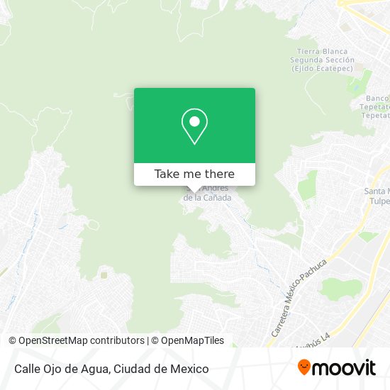 Mapa de Calle Ojo de Agua