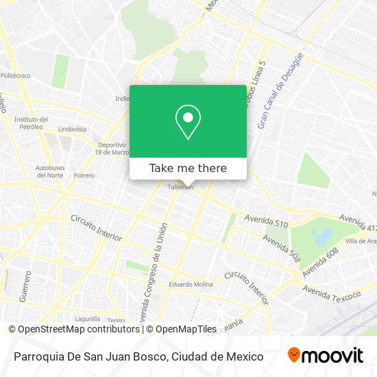 Parroquia De San Juan Bosco map