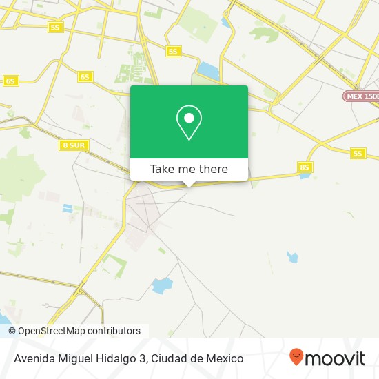 Avenida Miguel Hidalgo 3 map