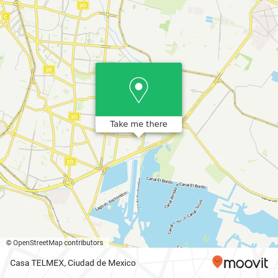 Casa TELMEX map