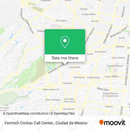 Fermich Contac Call Center. map