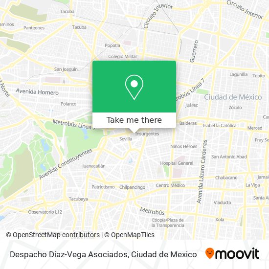 Despacho Diaz-Vega Asociados map