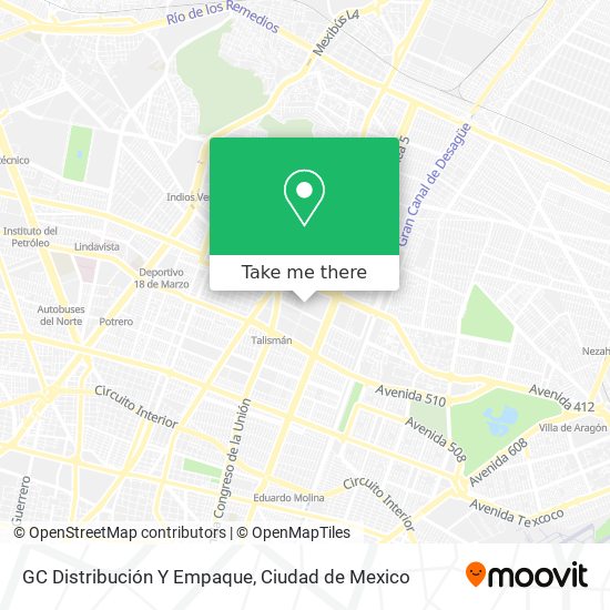 GC Distribución Y Empaque map