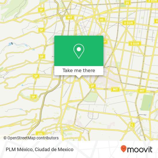 PLM México map