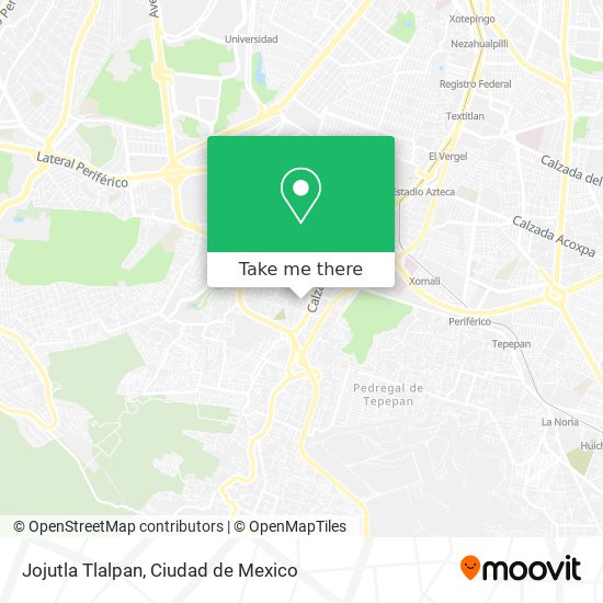 Jojutla Tlalpan map