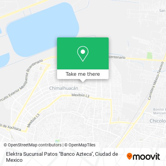 Elektra Sucursal Patos "Banco Azteca" map