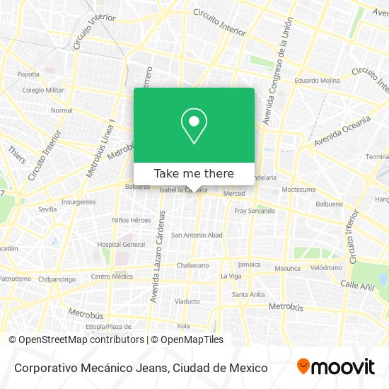 Corporativo Mecánico Jeans map