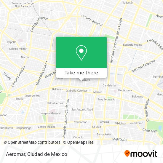 Mapa de Aeromar