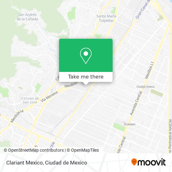 Clariant Mexico map