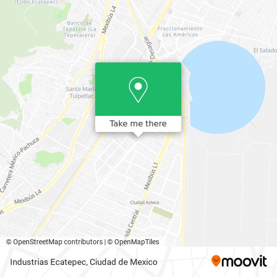 Industrias Ecatepec map