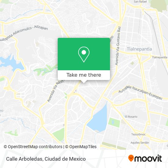 How to get to Calle Arboledas in Atizapán De Zaragoza by Bus or Metro?