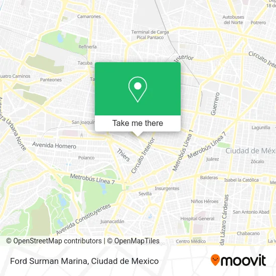 Ford Surman Marina map