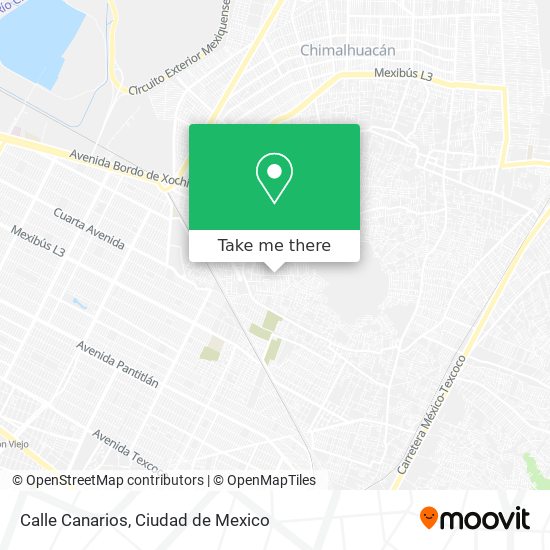Mapa de Calle Canarios