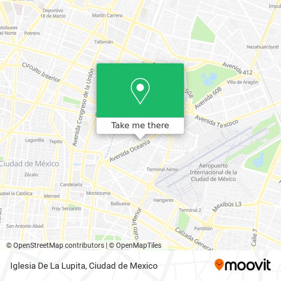 Mapa de Iglesia De La Lupita