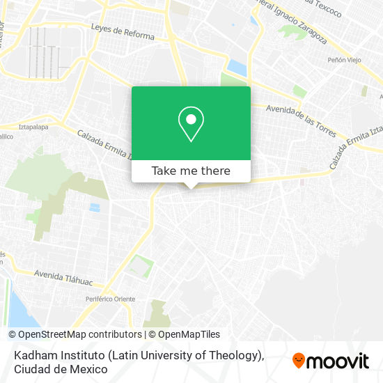 Mapa de Kadham Instituto (Latin University of Theology)