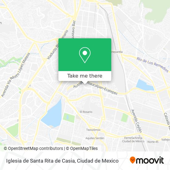 Iglesia de Santa Rita de Casia map