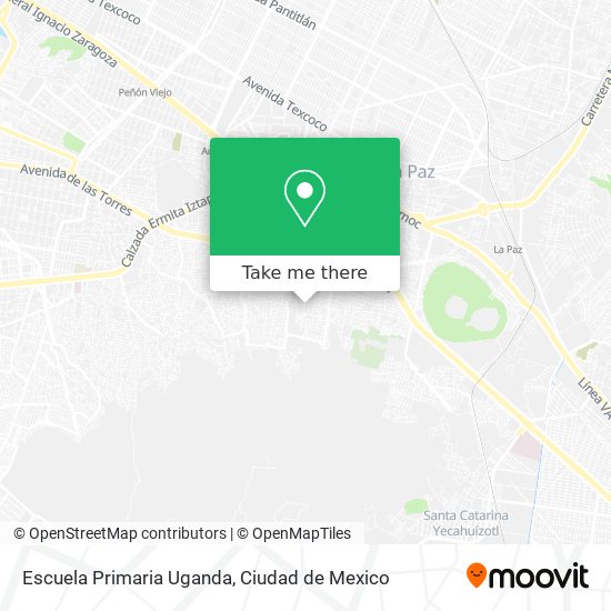 Mapa de Escuela Primaria Uganda