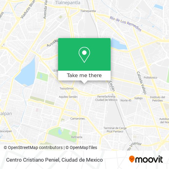 Centro Cristiano Peniel map