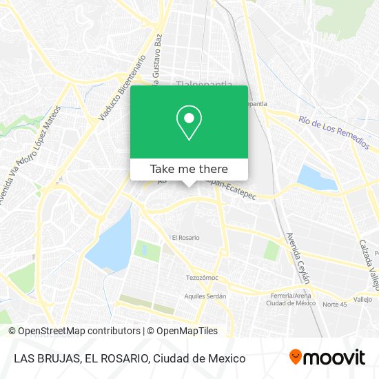 LAS BRUJAS, EL ROSARIO map