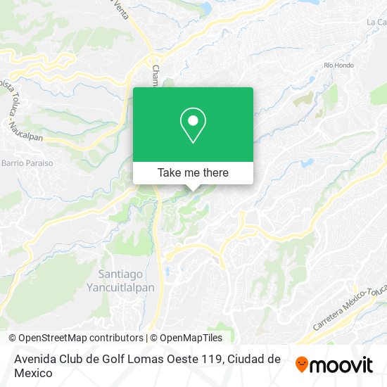 Avenida Club de Golf Lomas Oeste 119 map