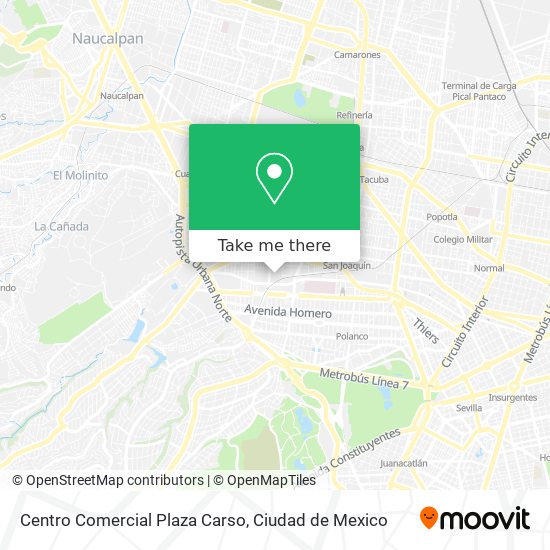 Centro Comercial Plaza Carso map