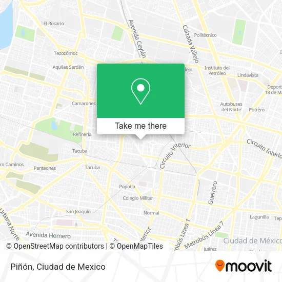 Mapa de Piñón