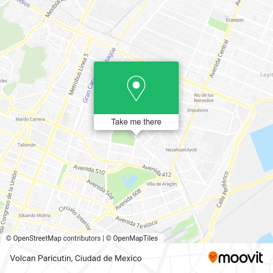 Volcan Paricutin map