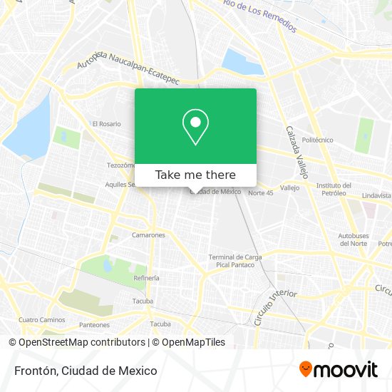 Mapa de Frontón